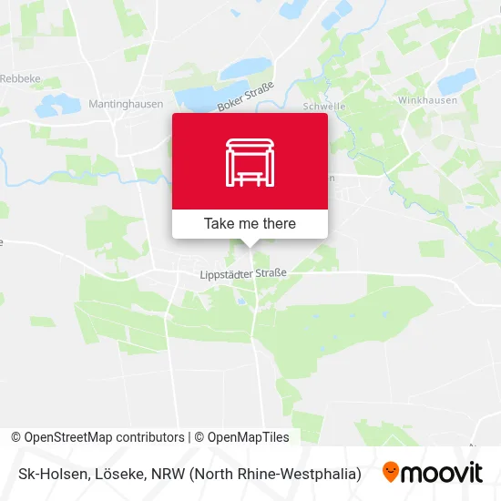 Sk-Holsen, Löseke map