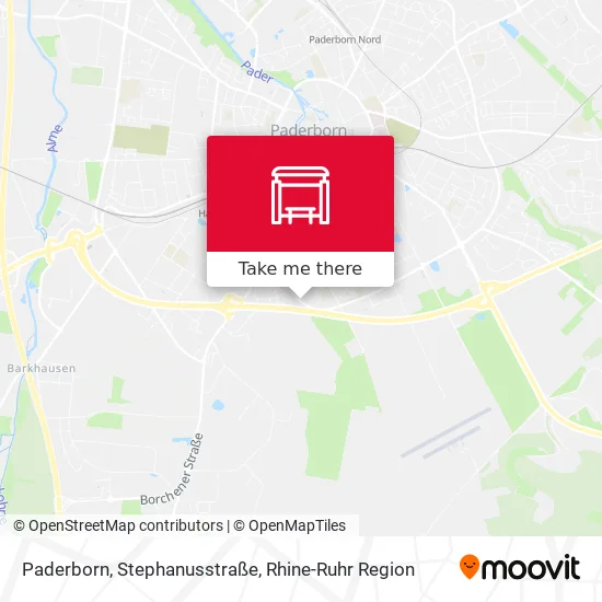 Карта Paderborn, Stephanusstraße