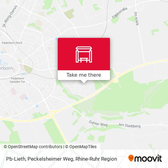 Pb-Lieth, Peckelsheimer Weg map