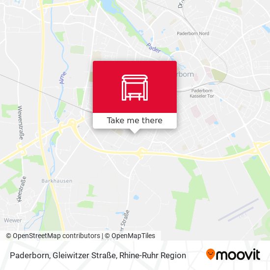 Paderborn, Gleiwitzer Straße map