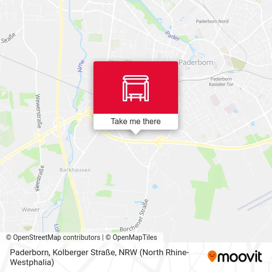 Paderborn, Kolberger Straße map