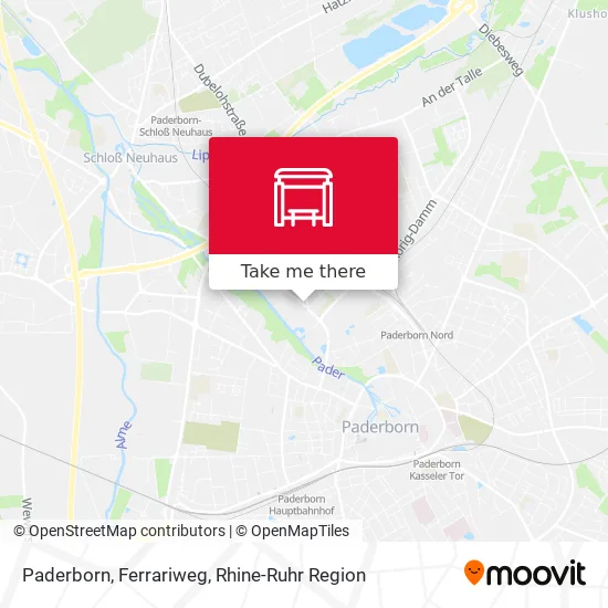 Карта Paderborn, Ferrariweg