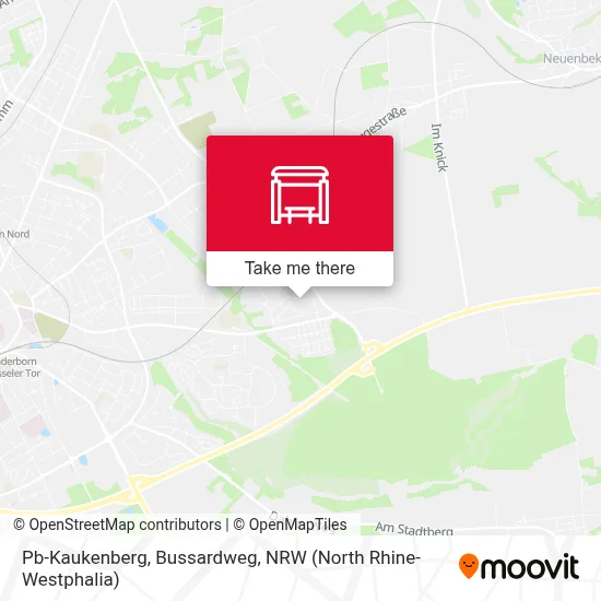 Pb-Kaukenberg, Bussardweg map