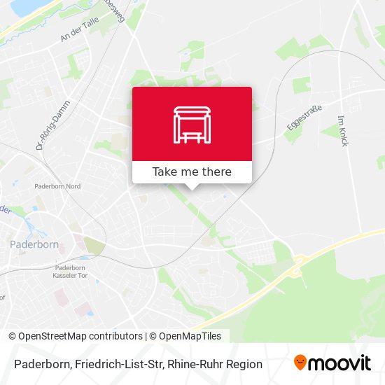Paderborn, Friedrich-List-Str map