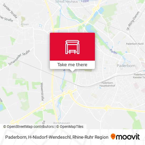 Карта Paderborn, H-Nixdorf-Wendeschl