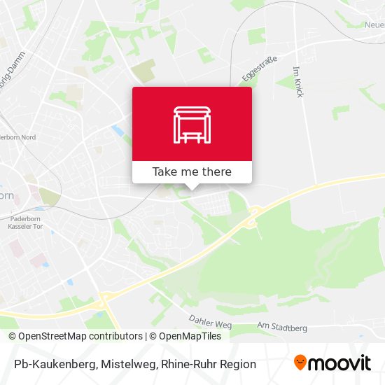 Pb-Kaukenberg, Mistelweg map