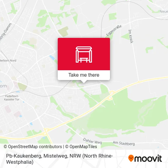Pb-Kaukenberg, Mistelweg map