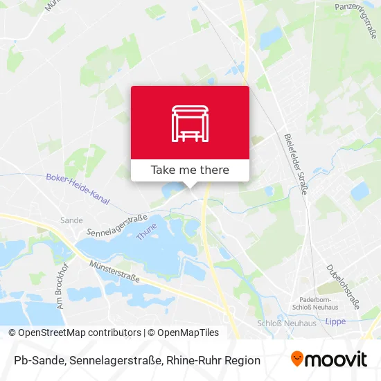 Карта Pb-Sande, Sennelagerstraße