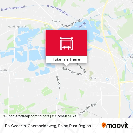 Карта Pb-Gesseln, Obernheideweg