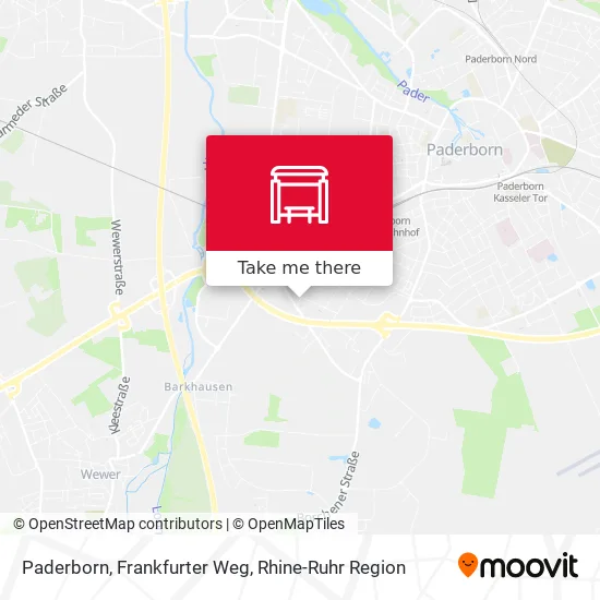 Карта Paderborn, Frankfurter Weg