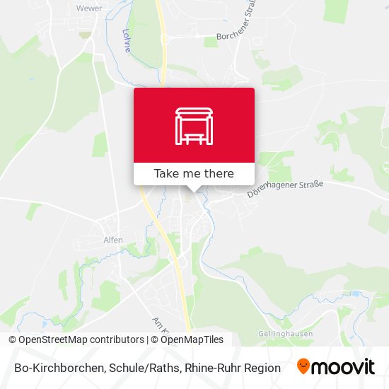 Bo-Kirchborchen, Schule/Raths map