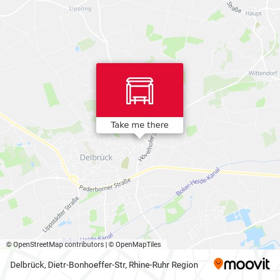 Карта Delbrück, Dietr-Bonhoeffer-Str
