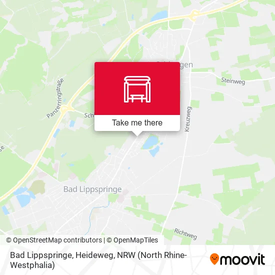Карта Bad Lippspringe, Heideweg