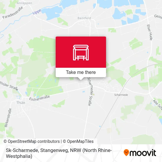 Sk-Scharmede, Stangenweg map