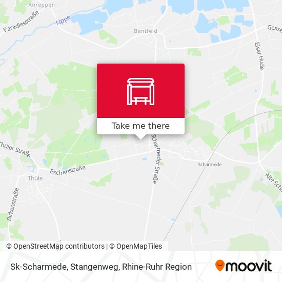 Sk-Scharmede, Stangenweg map