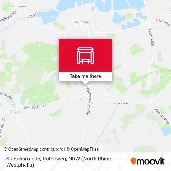 Sk-Scharmede, Rotheweg map
