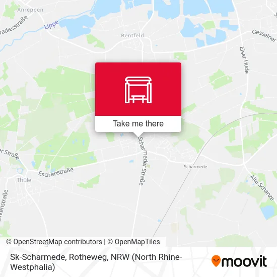 Sk-Scharmede, Rotheweg map