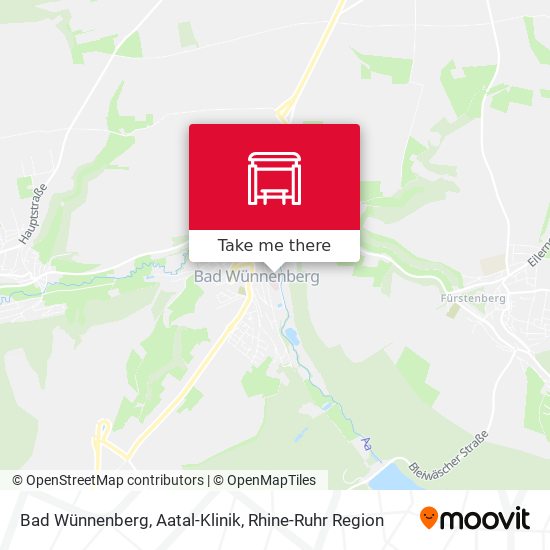 Bad Wünnenberg, Aatal-Klinik map