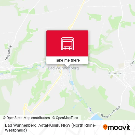 Bad Wünnenberg, Aatal-Klinik map