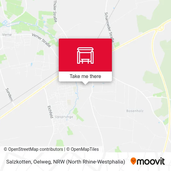 Salzkotten, Oelweg map