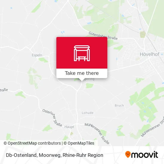 Карта Db-Ostenland, Moorweg