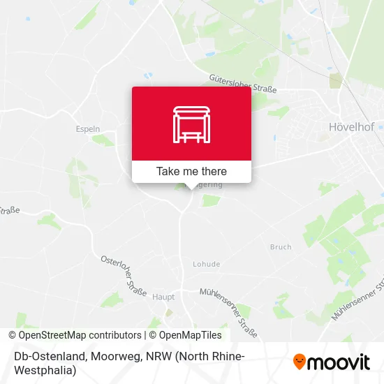 Db-Ostenland, Moorweg map
