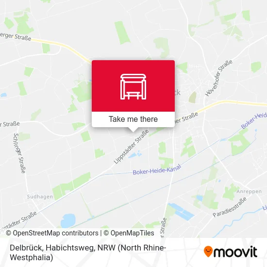 Delbrück, Habichtsweg map
