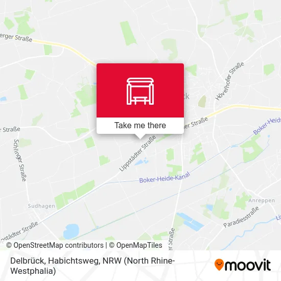 Delbrück, Habichtsweg map