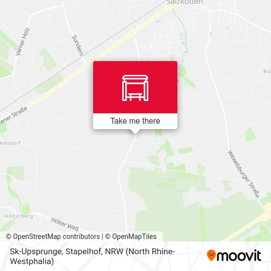 Sk-Upsprunge, Stapelhof map