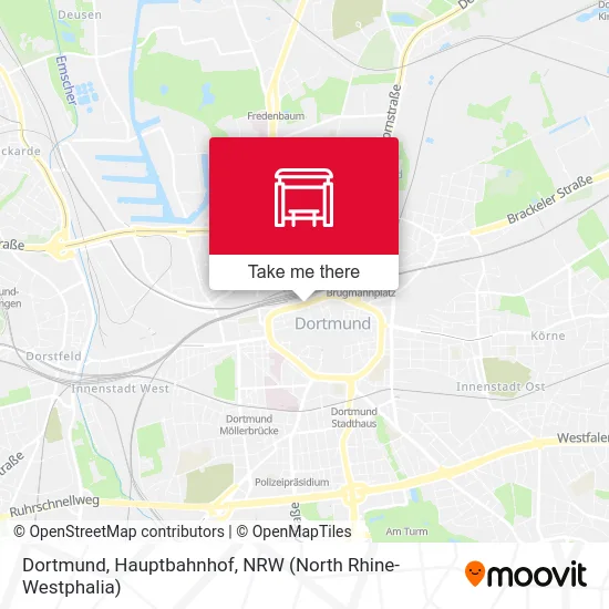 Dortmund, Hauptbahnhof map
