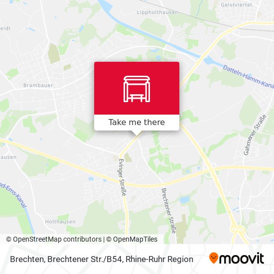 Карта Brechten, Brechtener Str./B54