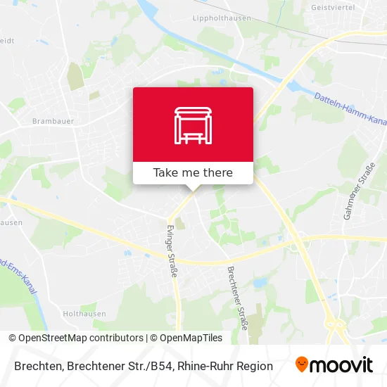 Карта Brechten, Brechtener Str./B54