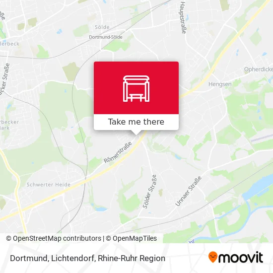 Карта Dortmund, Lichtendorf