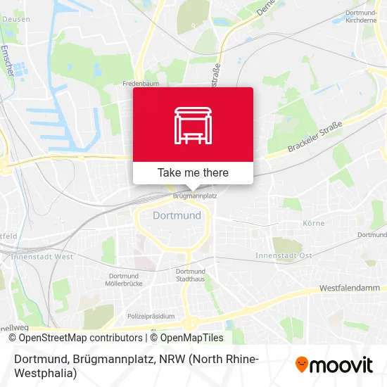 Dortmund, Brügmannplatz map