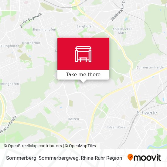 Sommerberg, Sommerbergweg map