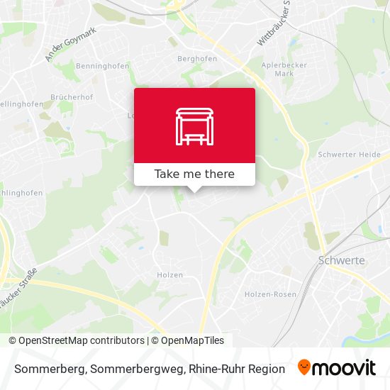 Sommerberg, Sommerbergweg map