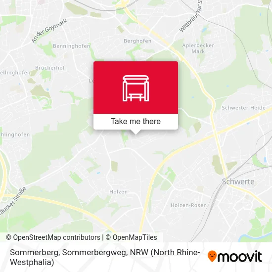 Sommerberg, Sommerbergweg map