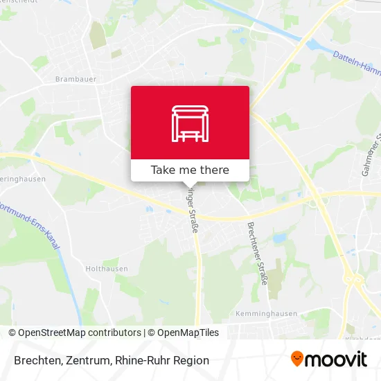 Карта Brechten, Zentrum