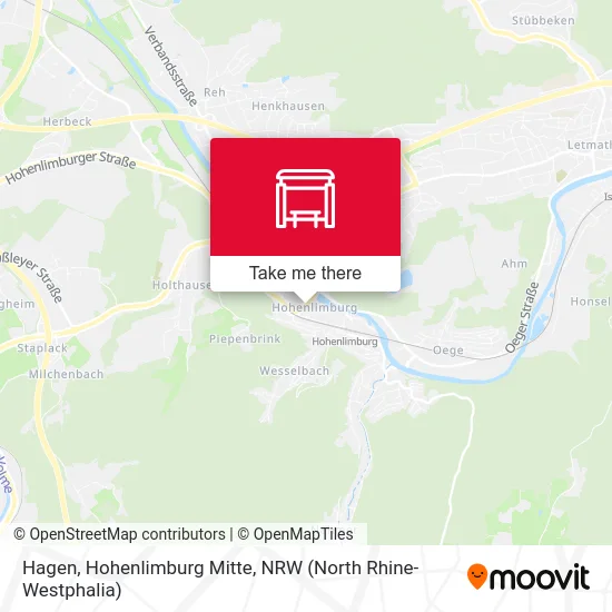 Hagen, Hohenlimburg Mitte map
