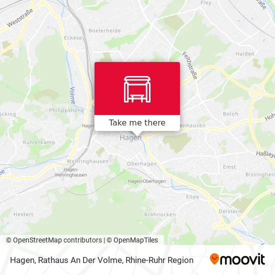 Карта Hagen, Rathaus An Der Volme