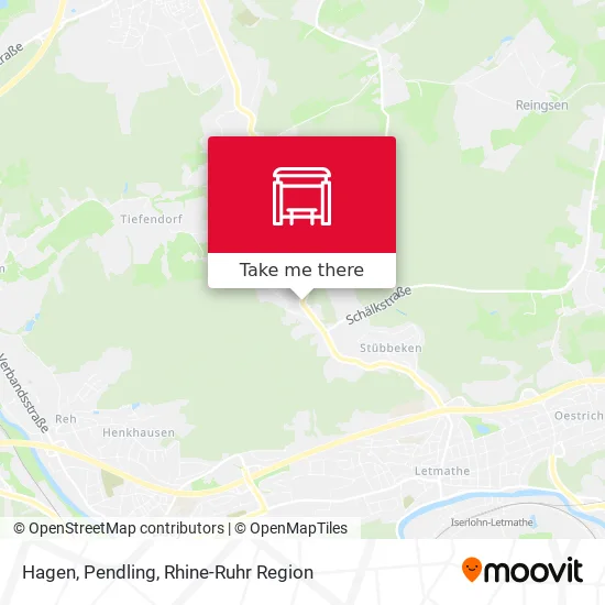 Карта Hagen, Pendling