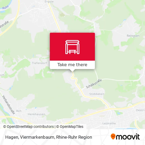 Карта Hagen, Viermarkenbaum
