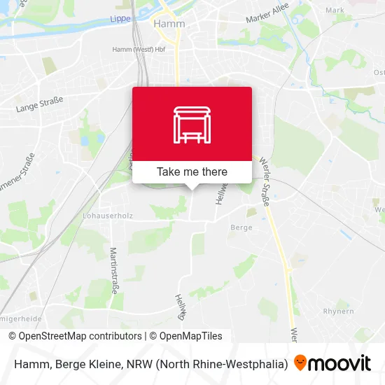 Hamm, Berge Kleine map