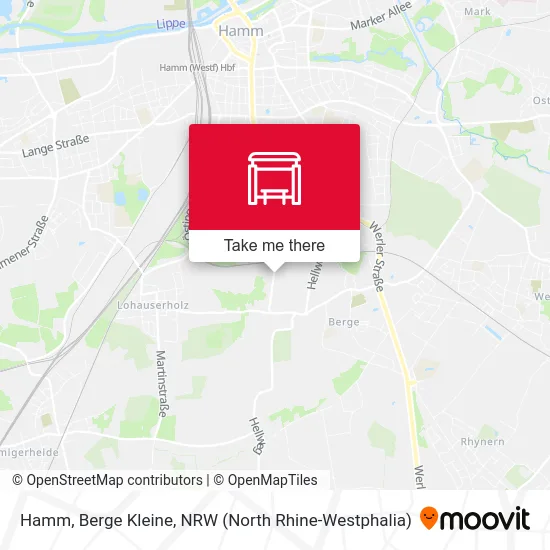 Hamm, Berge Kleine map