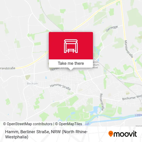 Hamm, Berliner Straße map