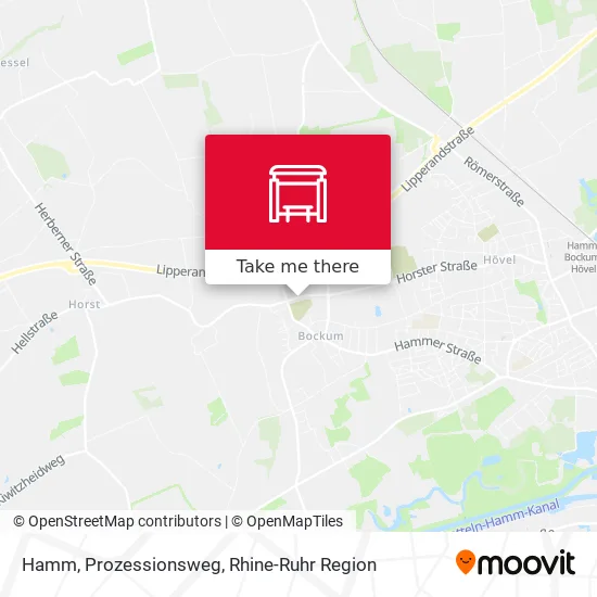 Карта Hamm, Prozessionsweg