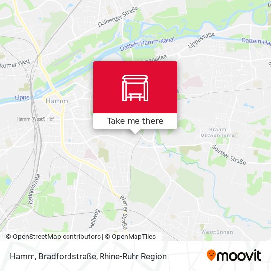 Hamm, Bradfordstraße map