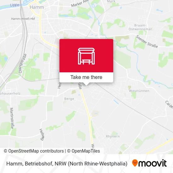 Hamm, Betriebshof map