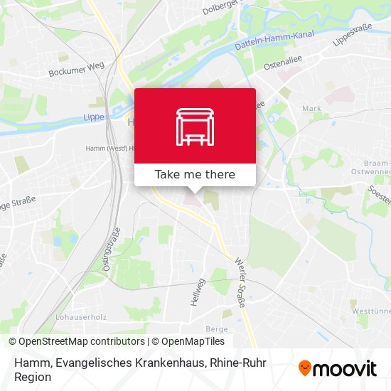 Hamm, Evangelisches Krankenhaus map