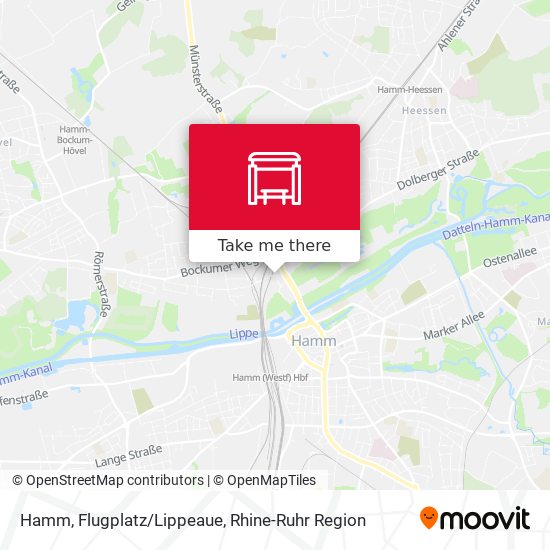 Hamm, Flugplatz/Lippeaue map